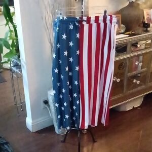 A:Patriotic Red, White, and Blue Men's Athletic Shorts